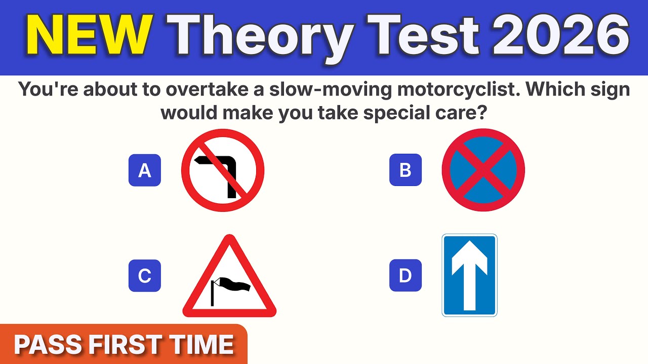 Theory Test 2026 UK | NEW DVSA Style Questions & Answers (Must Watch!) | PASS FIRST TIME