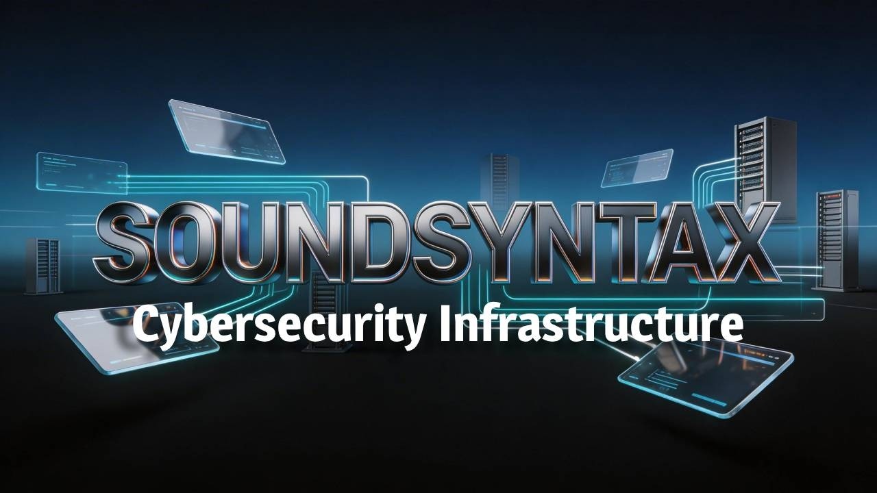 Cybersecurity Infrastructure &mdash; Secure Data Flow & Network Protection | SOUNDSYNTAX