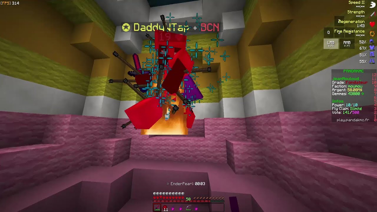 Je PvP en Faisant 100 CPS (=Carnage 💀🔪)