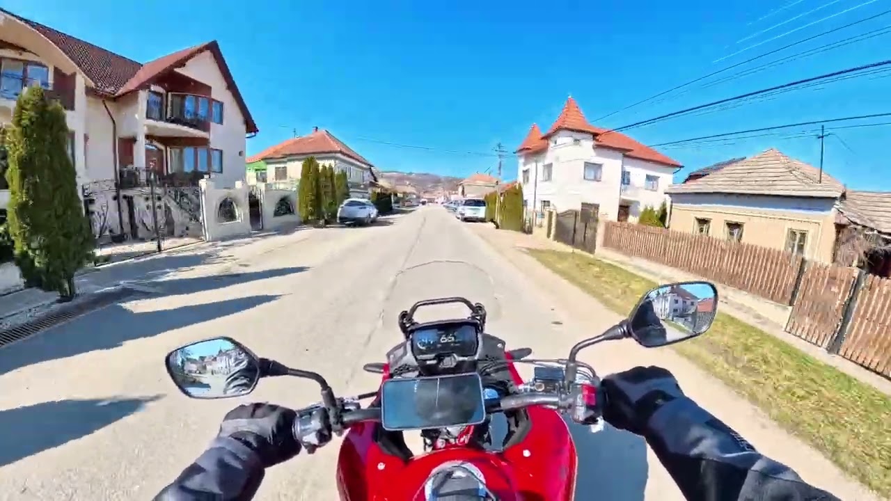 Relaxing Sunday Ride in Sic Village, Cluj County | Honda CB500X #cb500x #insta360x5