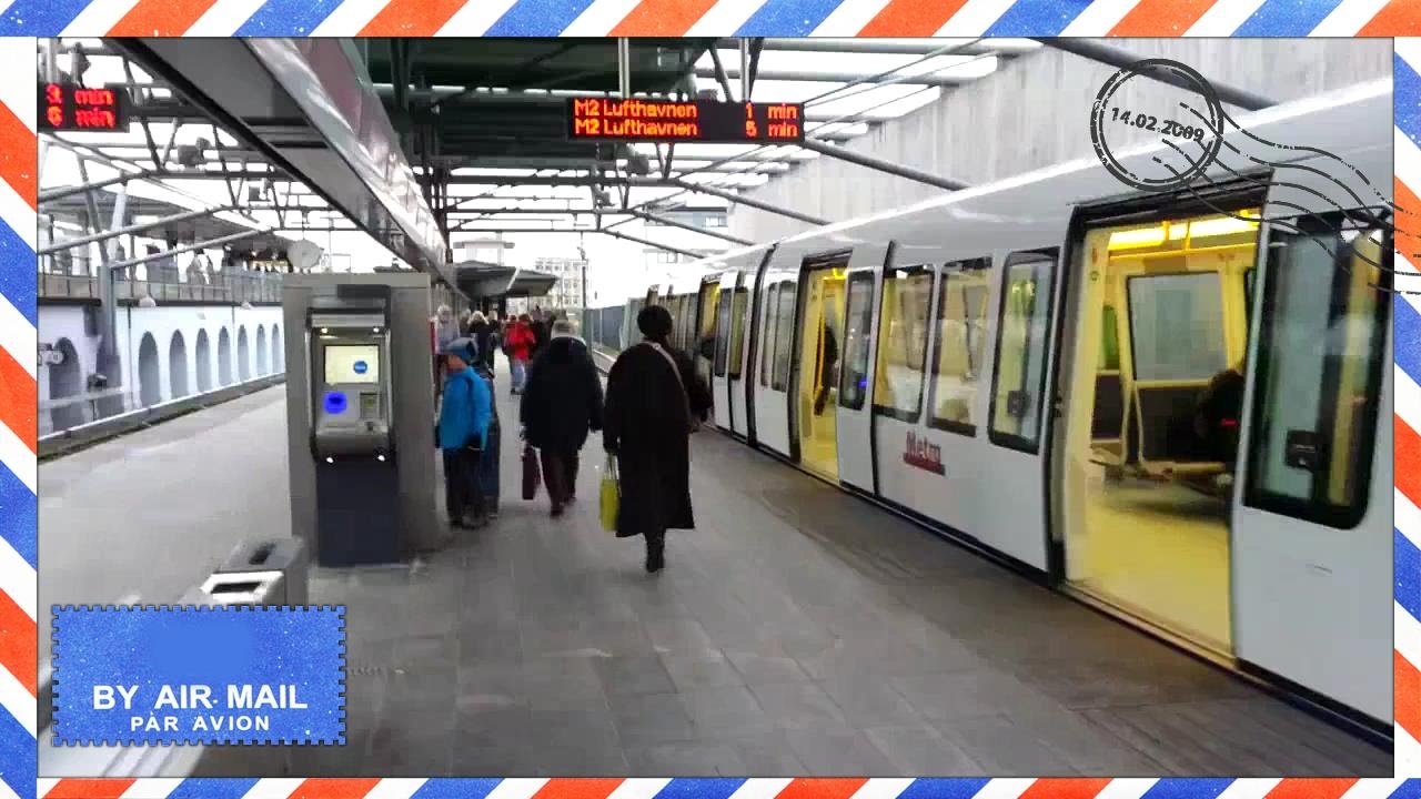 Copenhagen Metro Train - Ride from Flintholm to Vanløse Metro Station