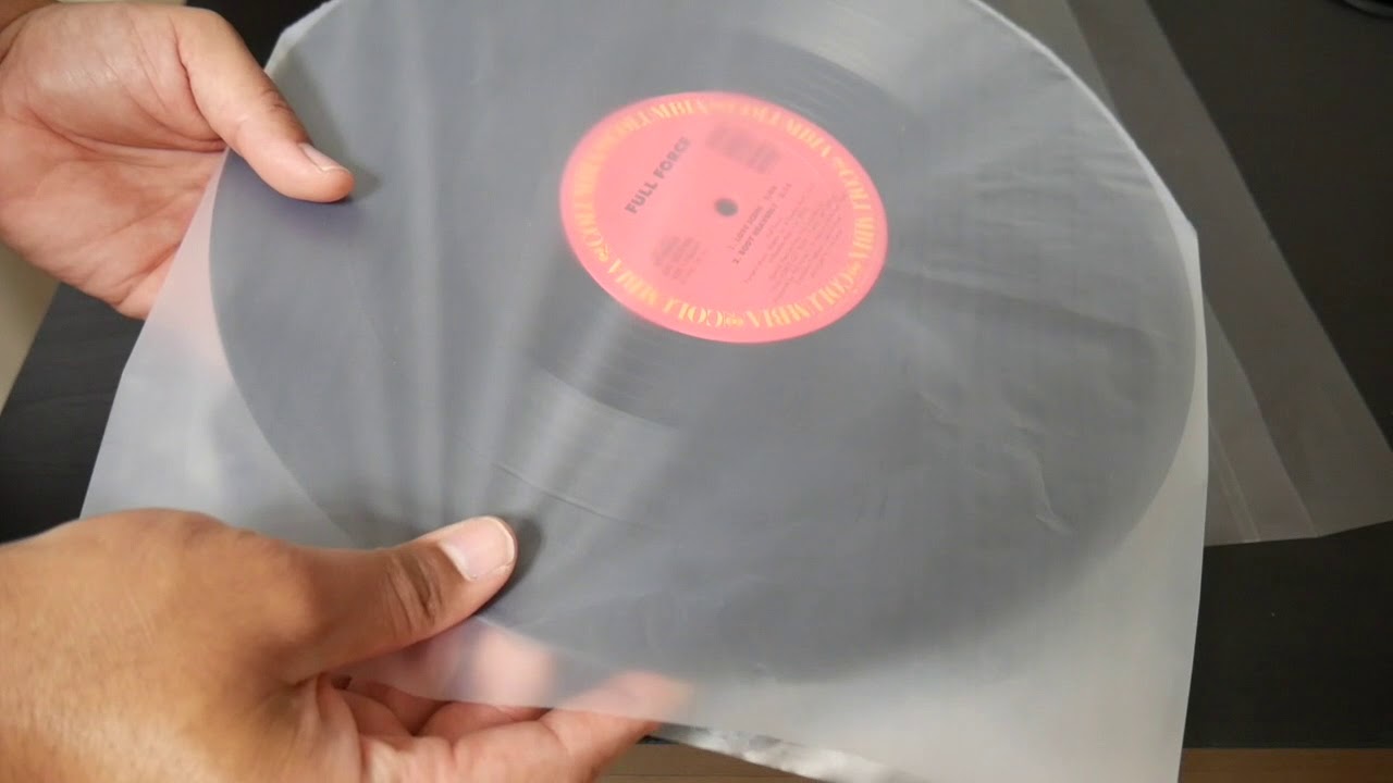 Clear Record Sleeves Combo (Inner + Outer)  Protect Both Vinyl And Cover With Clear Record Sleeves
