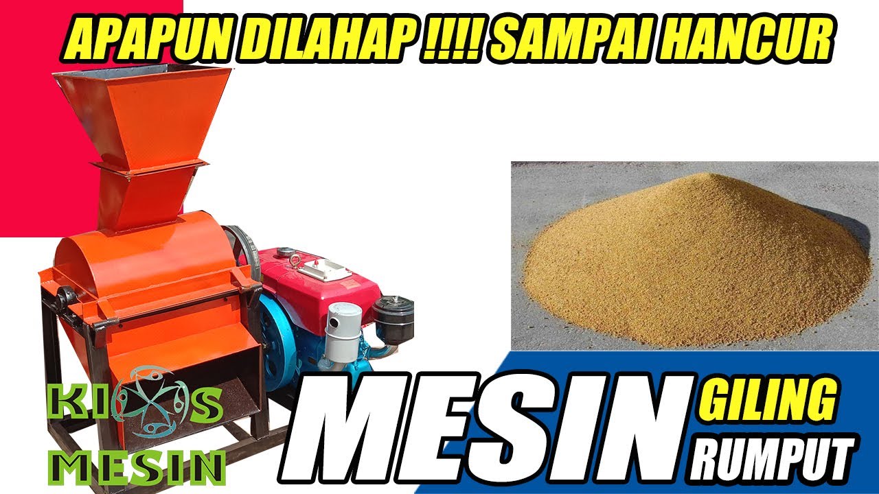Mesin pencacah rumput super halus multifungsi - Mesin cacah rumput multifungsi