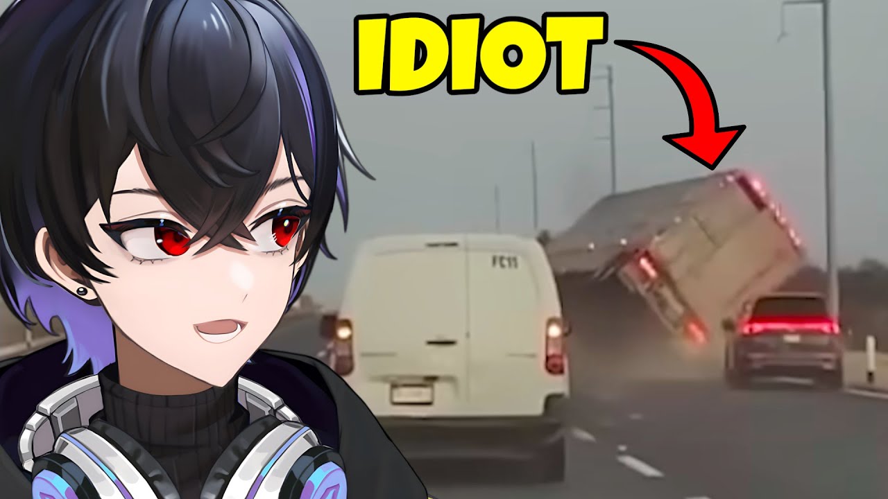 Безумный водитель грузовика получает мгновенную карму || Daily Dose React