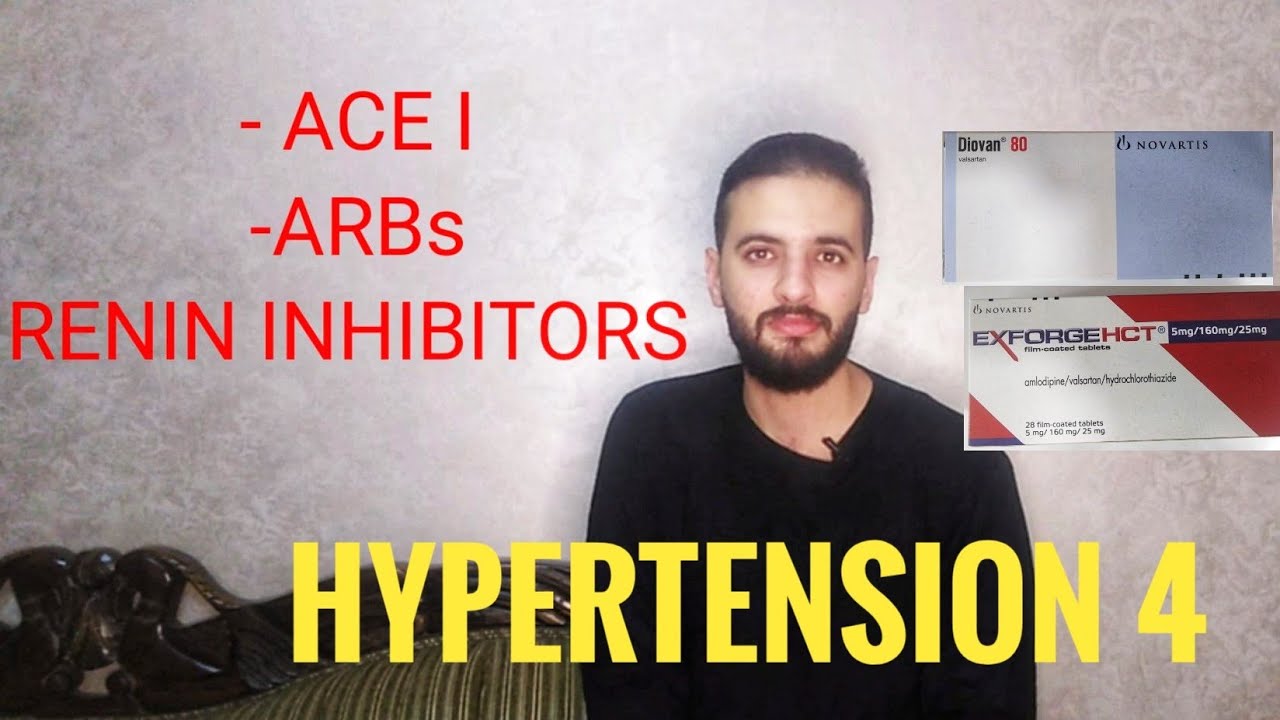 علاج أرتفاع ضغط الدم ( 4). ACE I, ARBs RENIN INHIBITORS.
