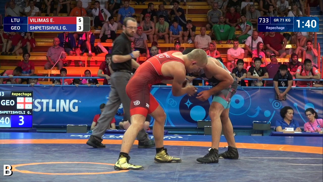 Repechage GR - 71 kg: E. VILIMAS (LTU) v. G. SHPETISHVILI (GEO)