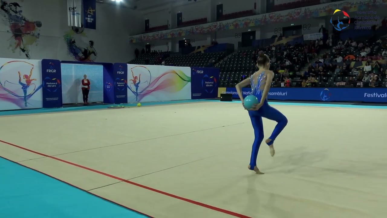 Constantin Carla C S S UNIREA IASI Junioare III    R1 Ball 2025   Festivalul Național de Gimnastică