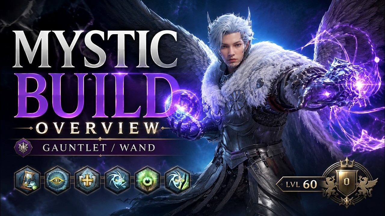 Gauntlet/Wand (Mystic) 5m/15s | Build Overview | Throne and LIberty