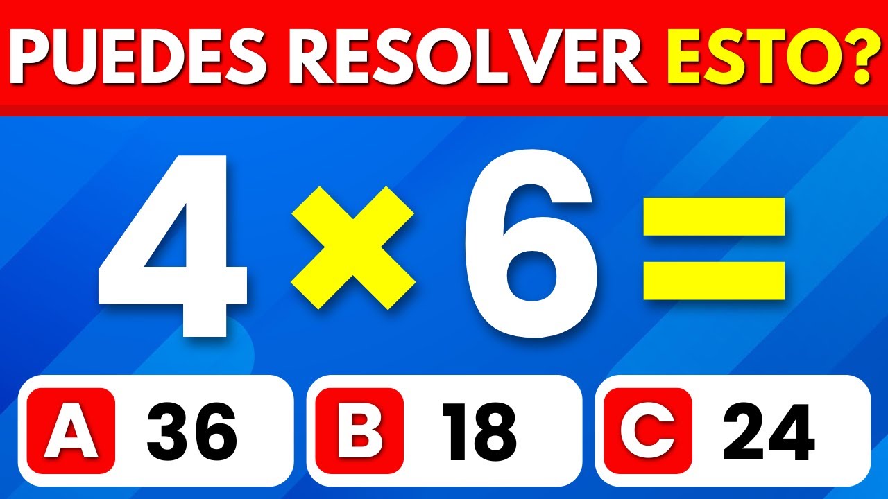 Examen Sorpresa de Matemáticas | ¿Cuántos errores cometerás?