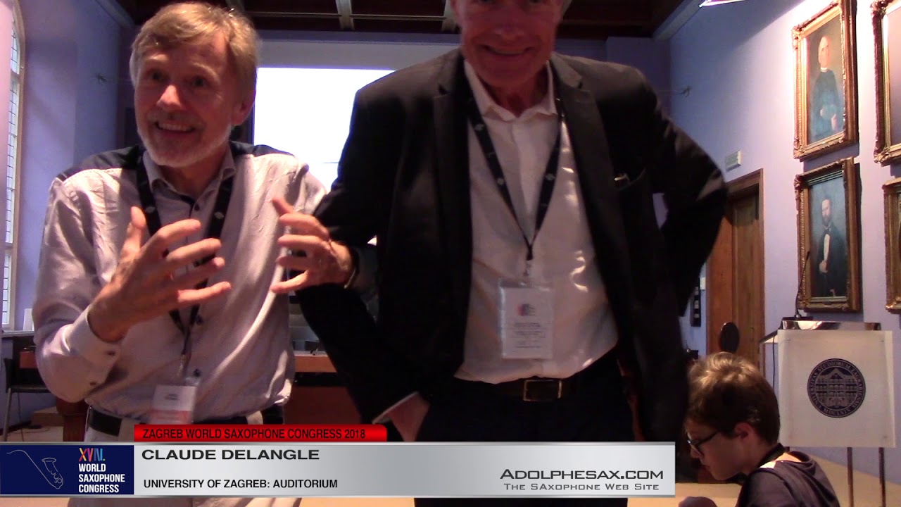 Lecture: About the saxophone by Claude Delangle   XVIII World Sax Congress 2018 #adolphesax