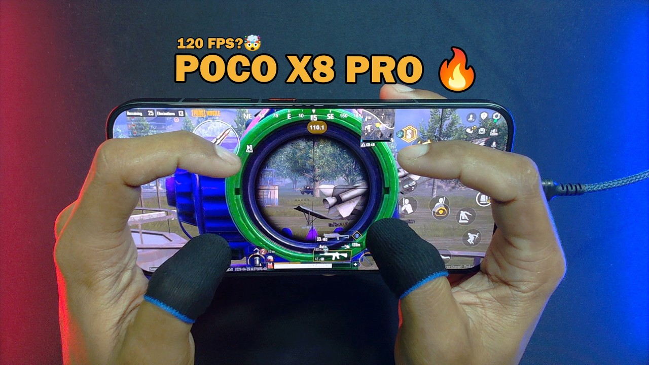 POCO X8 PRO HANDCAM PUBG Test - 120 FPS ULTRA EXTREME 😱 INSANE Performance!