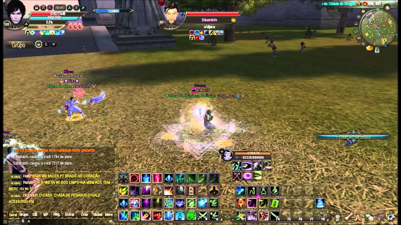 PW BR Server Arc&aacute;dia PvP oeste SkuL_Merc x Eduardotv