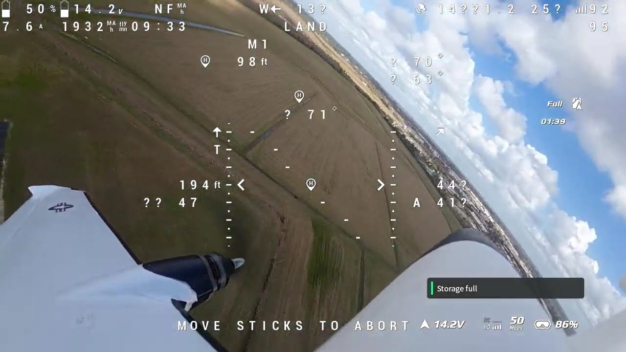 Inav tuned auto-landing!