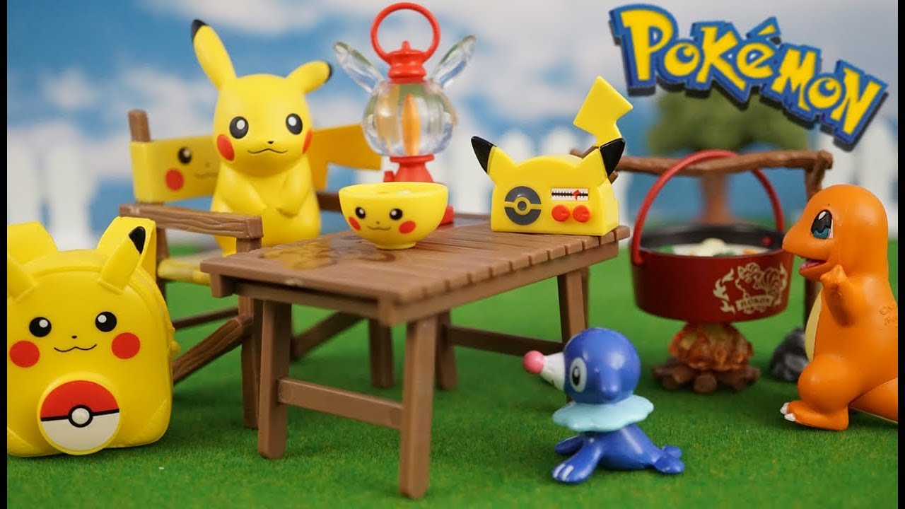 Pokemon Re-Ment toy ! pokemon camping「ポケモン!キャンピング」ポケモンのリーメント
