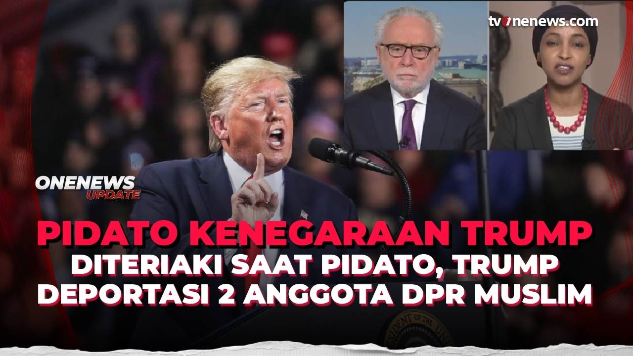 2 Anggota DPR Muslim AS Dideportasi Usai Meneriaki Trump | OneNews Update
