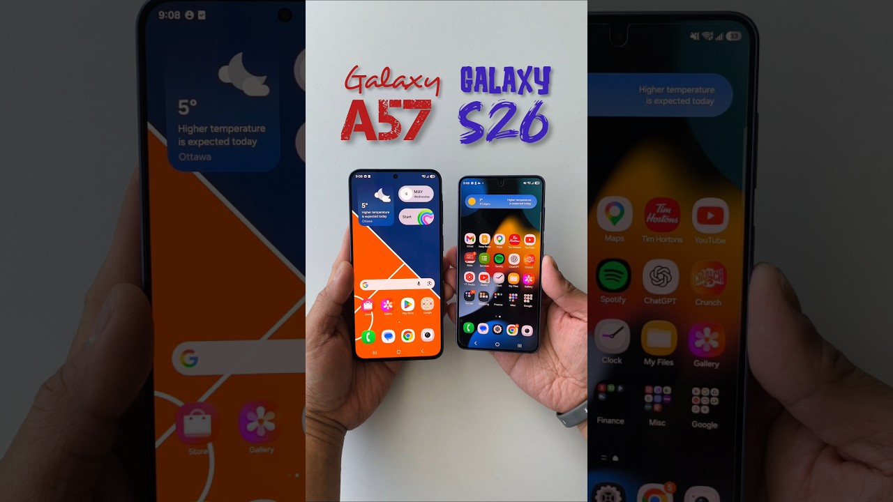 Galaxy A57 kontra Galaxy S26 🏁