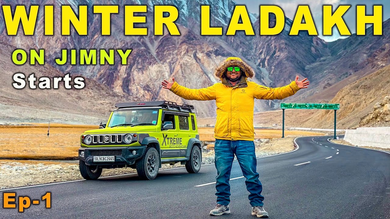 XTREME WINTER LADAKH 2023 on JIMNY STARTS | Ep-1