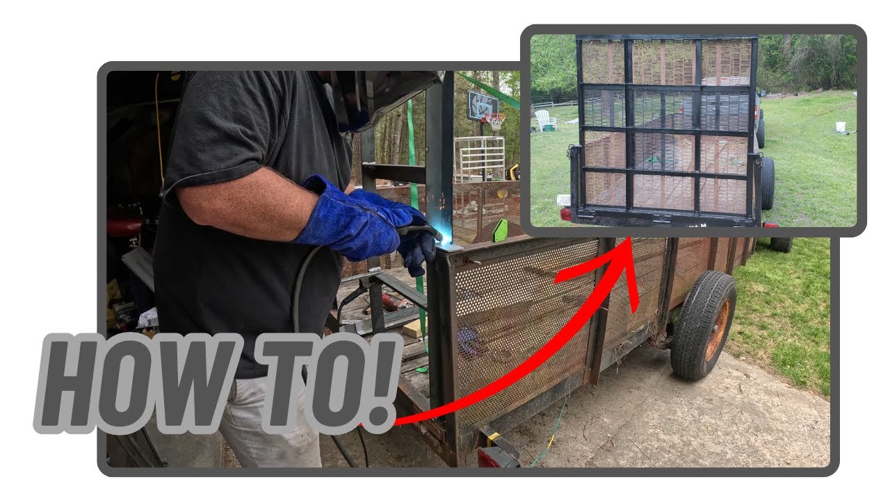DIY Trailer Gate Build! Never Fight Ramps Again!