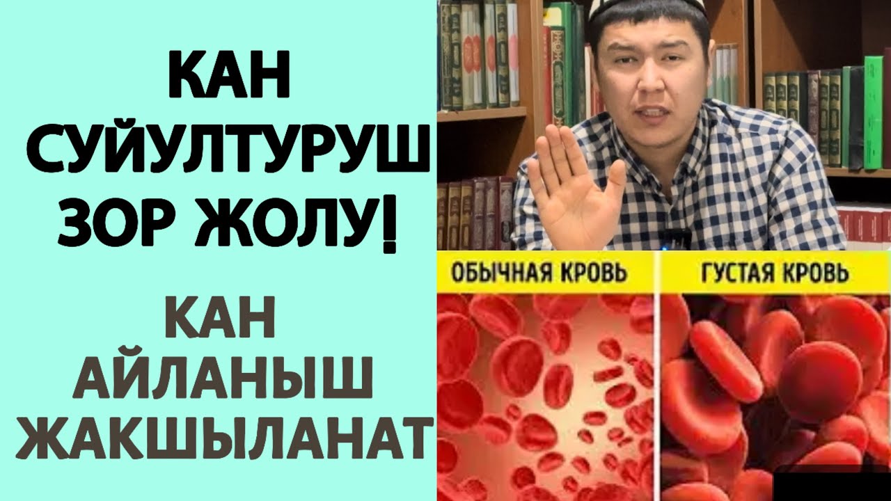 Дарыларсыз кан суйултуруш! Каныңыз женилдеп калат! Мухаммад Бекмин