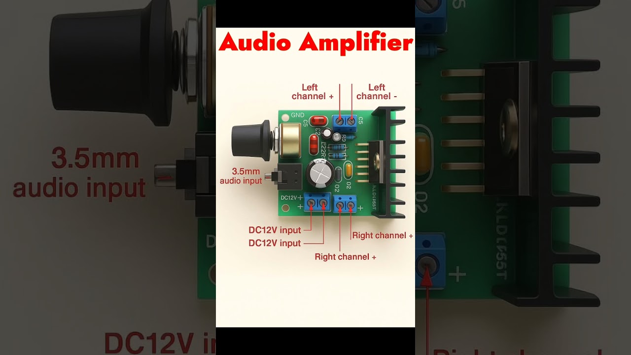 DIY 12V Amplifier Circuit Board | Powerful Sound System at Home 🔊⚡
