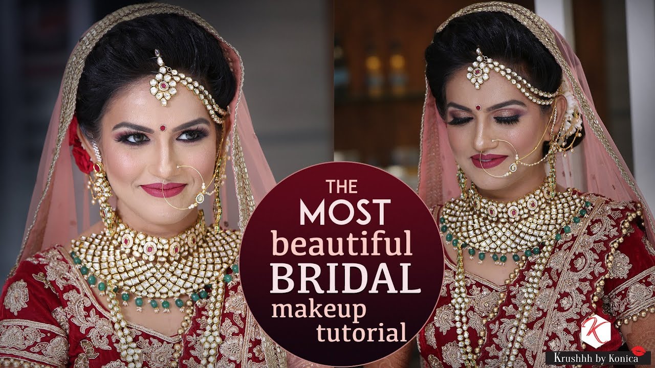 Bridal Wedding Makeup Tutorials For Indian Brides | 2018 Latest Makeup Videos | Krushhh By Konica