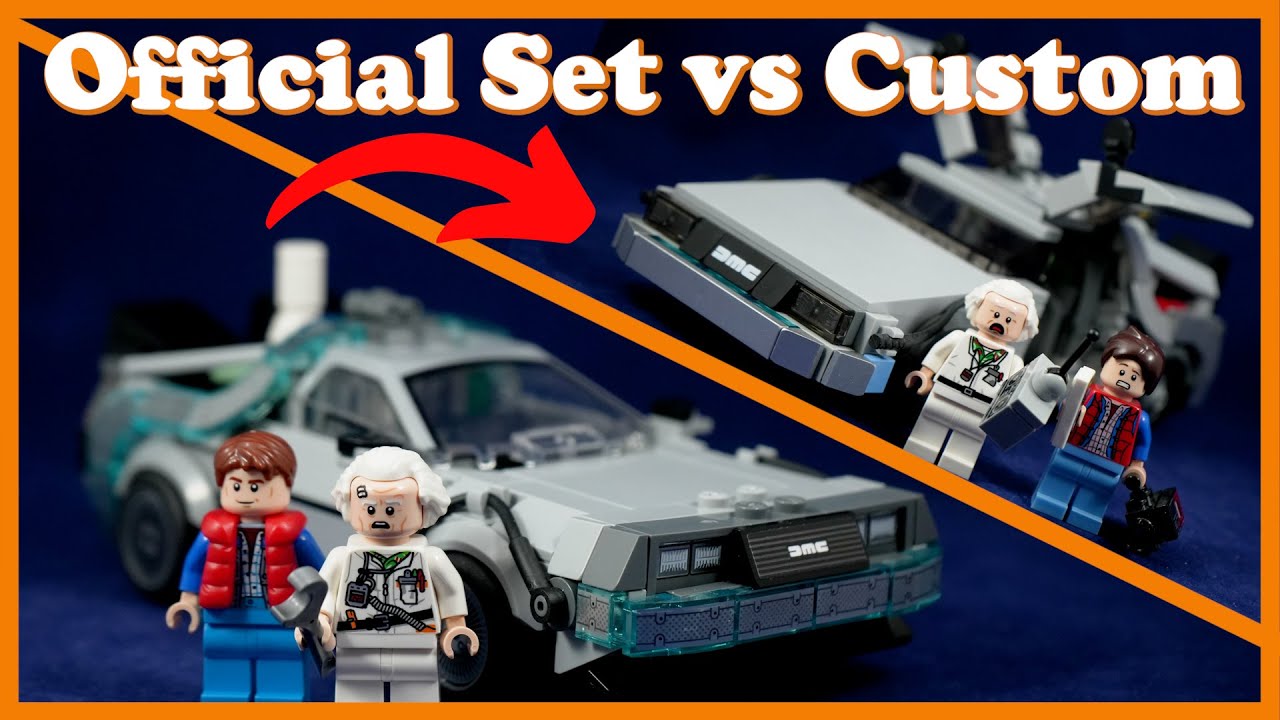 Официальный Lego DeLorean против моей самодельной модели | Что лучше?