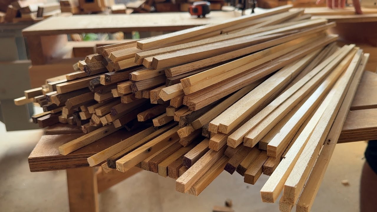 Unleash Your Creativity With Wood Scraps // Transforming Wood Scraps into Exceptional Furniture