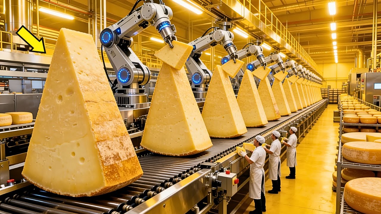 CÓMO SE HACE el QUESO en las MEGA FÁBRICAS (Proceso completo) 🧀