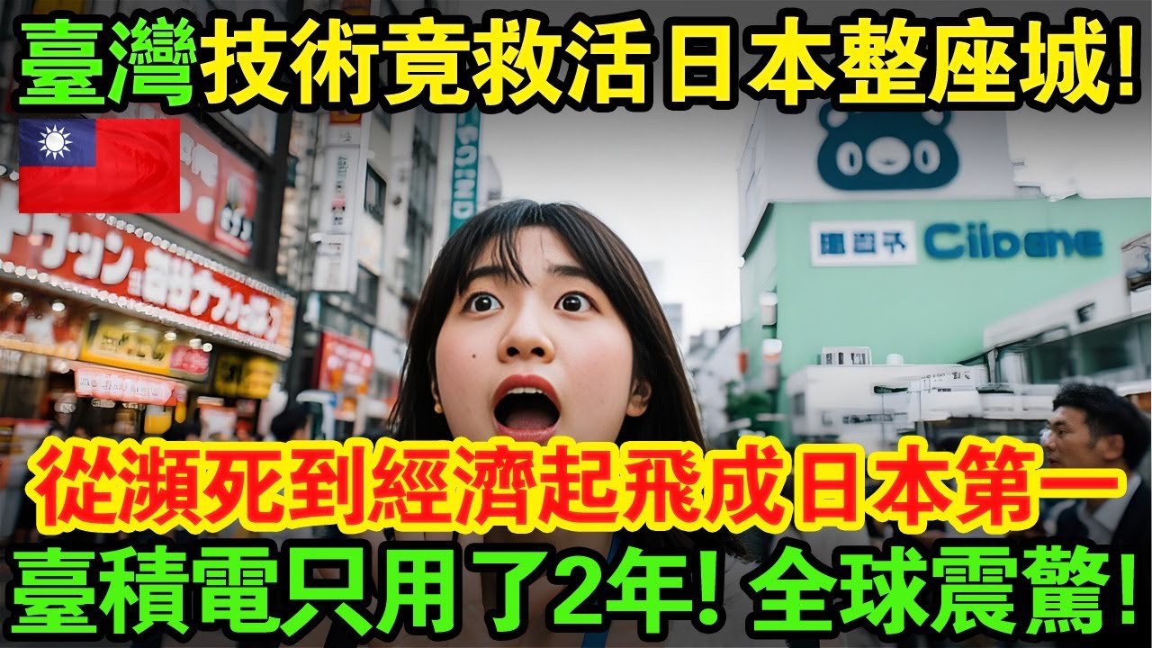 臺灣技術競救活日本一座“空城”!從瀕死到經濟起飛成日本第一，臺積電只用了2年實現逆天改命!臺灣實力讓全球震驚!#taiwan #大熱門 #台湾 #台灣 #臺灣 #news