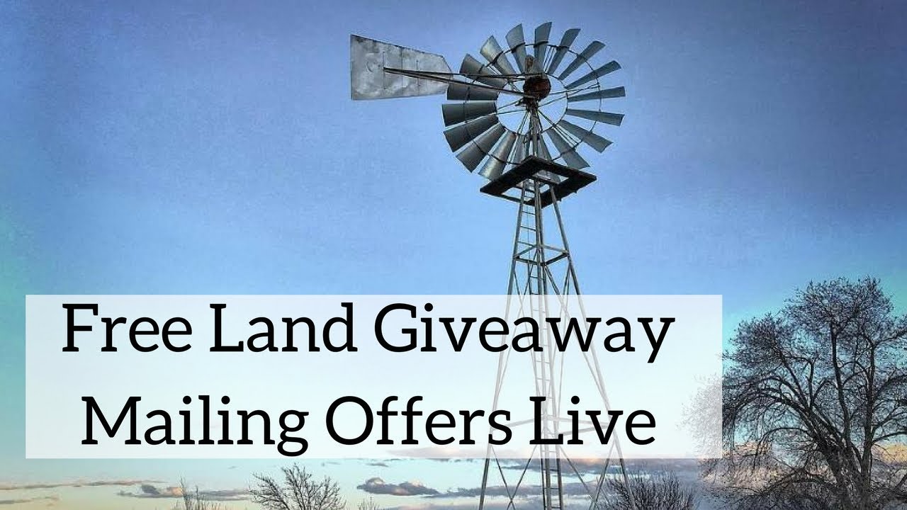 Free Land Giveaway, Mailing Offers Live With Chris Rivera