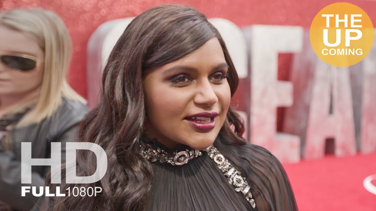 Mindy Kaling interview at Ocean's 8 premiere on learning Hindi, working on this film, her character