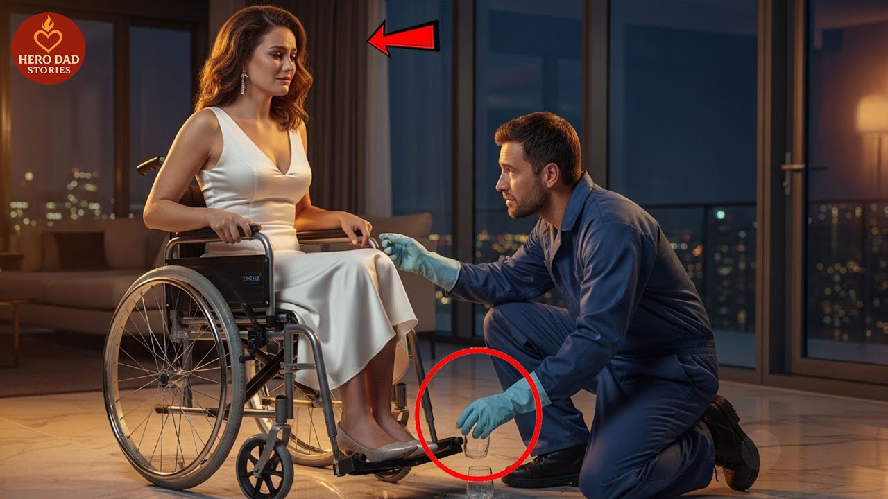 Single Dad Janitor Told the Paralyzed Billionaire, “I’ll Help You Walk” — She Laughed… Then Cried