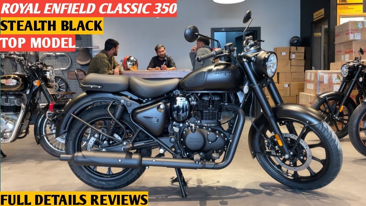 New Royal Enfield Classic 350 Stealth Black OBD2B 2026 Model Launch Features PriceUpdate Review
