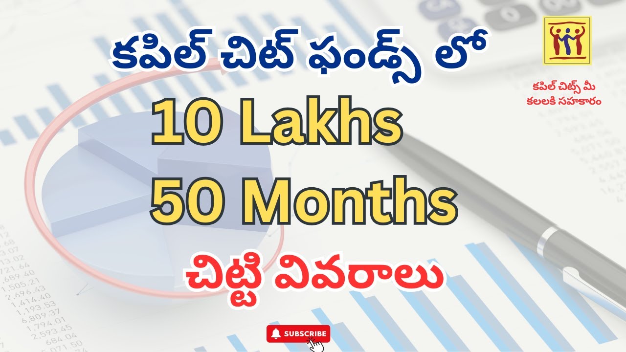 10 Lakhs 50 months || Kapil chits || 10lakhs chit details || Kapil Chits online system ||