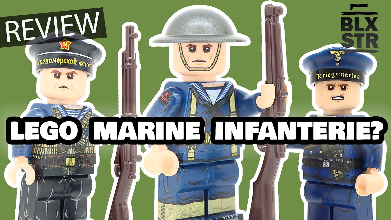 LEGO MILITÄR MINIFIGUREN? | Marine Infanterie von @United-bricks | REVIEW