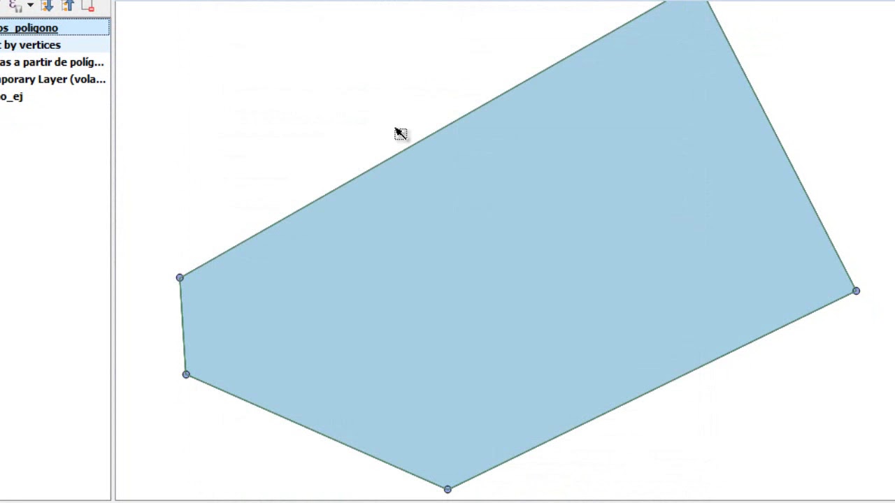 Crear plano en QGIS con azimut y distancias