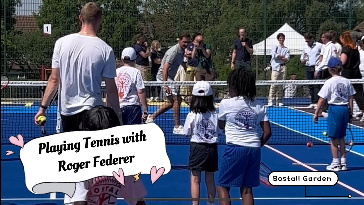 Met a Tennis Sporting Icon Roger Federer | Bostall Garden | Abbey Wood | Greenwich | London 2023
