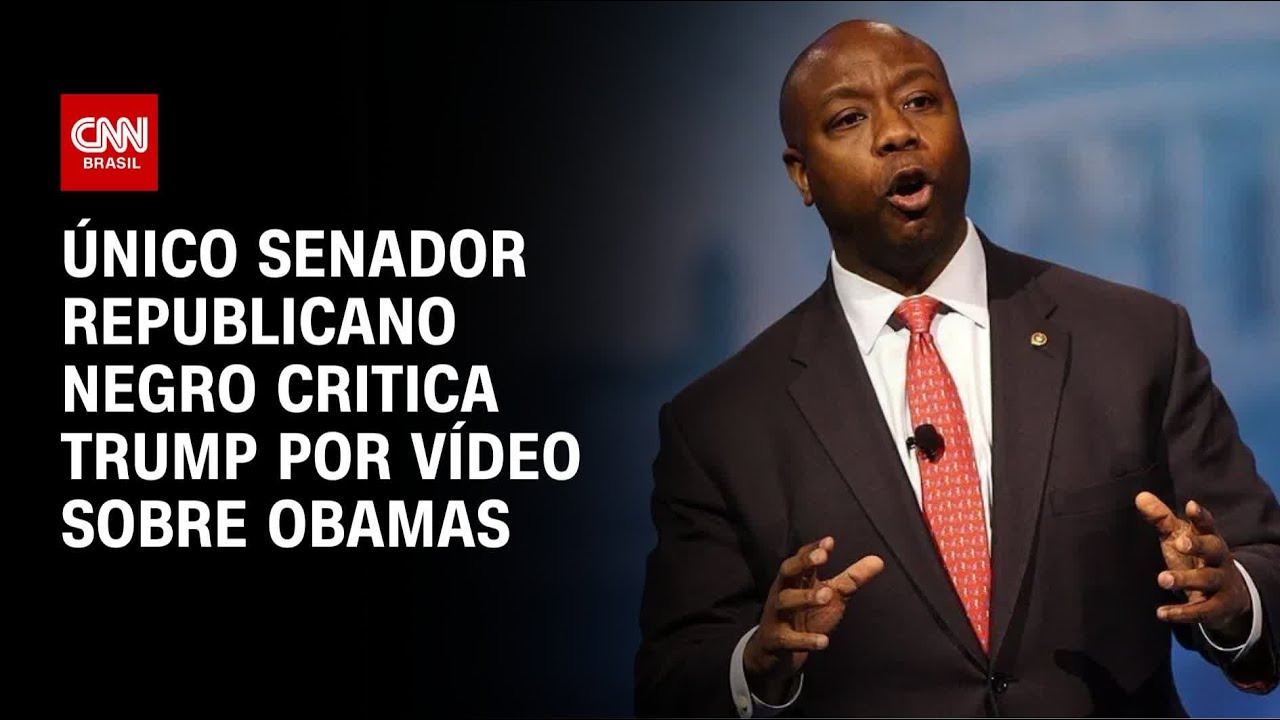 Único senador republicano negro critica Trump após vídeo racista com Obamas | HORA H