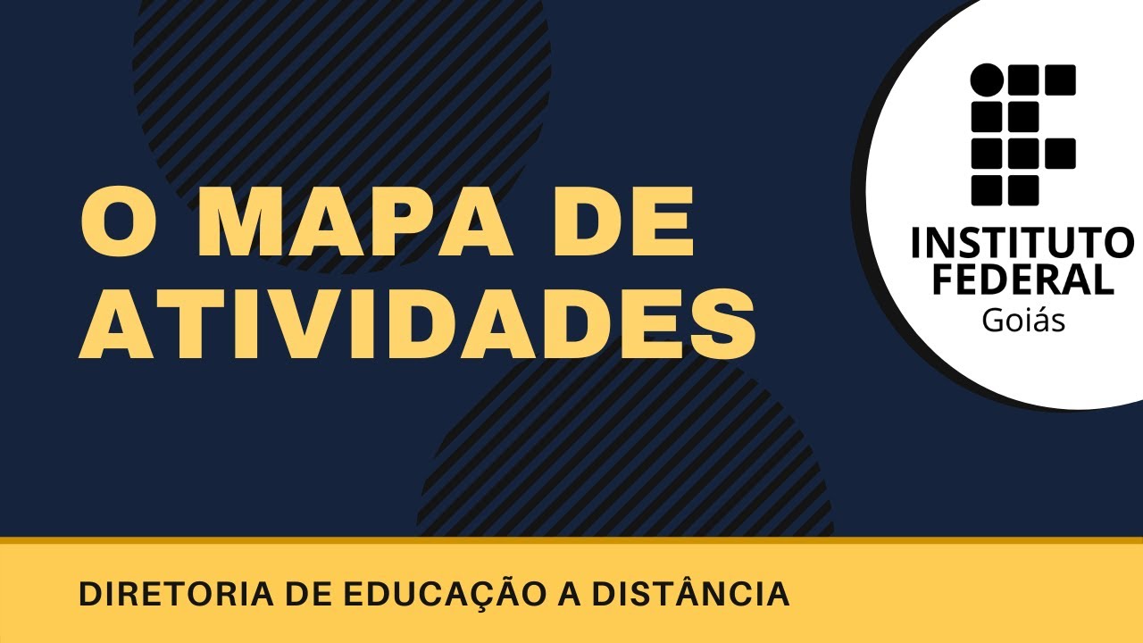 O Mapa de atividades