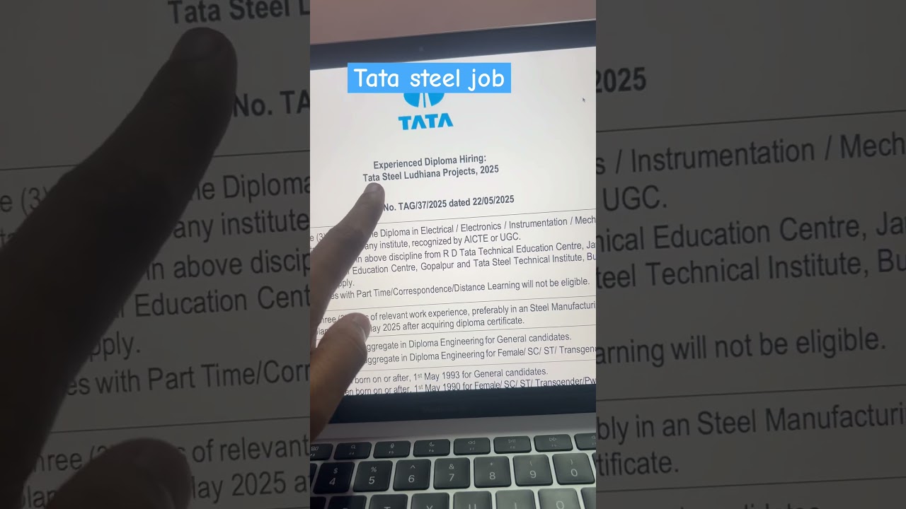 Набор в Tata Steel 2025 для опытных кандидатов с дипломом || как присоединиться к Tatasteel #tata