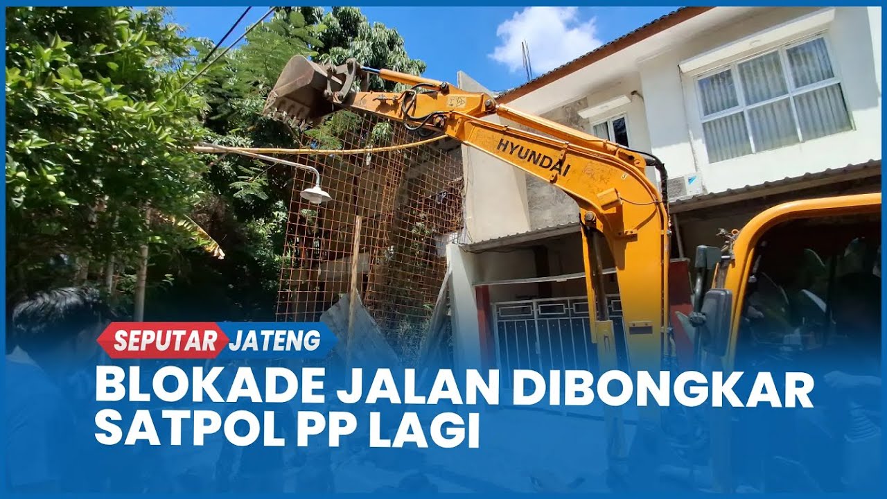 Pagar Jalan Sinar Mas Kedungmundu Dibongkar Lagi, Ari Janji Tidak Blokade Lagi