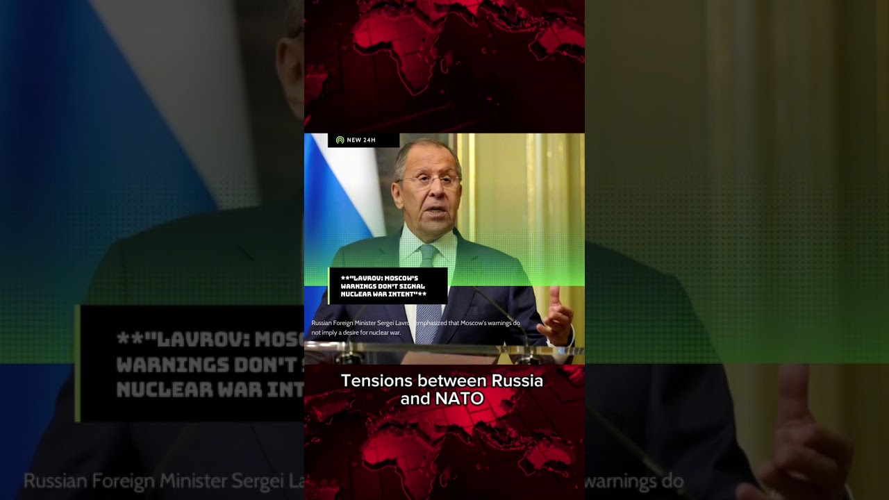 Lavrov Moscow's Warnings Don't Signal Nuclear War Intent #rusia #washington #news #ukraine