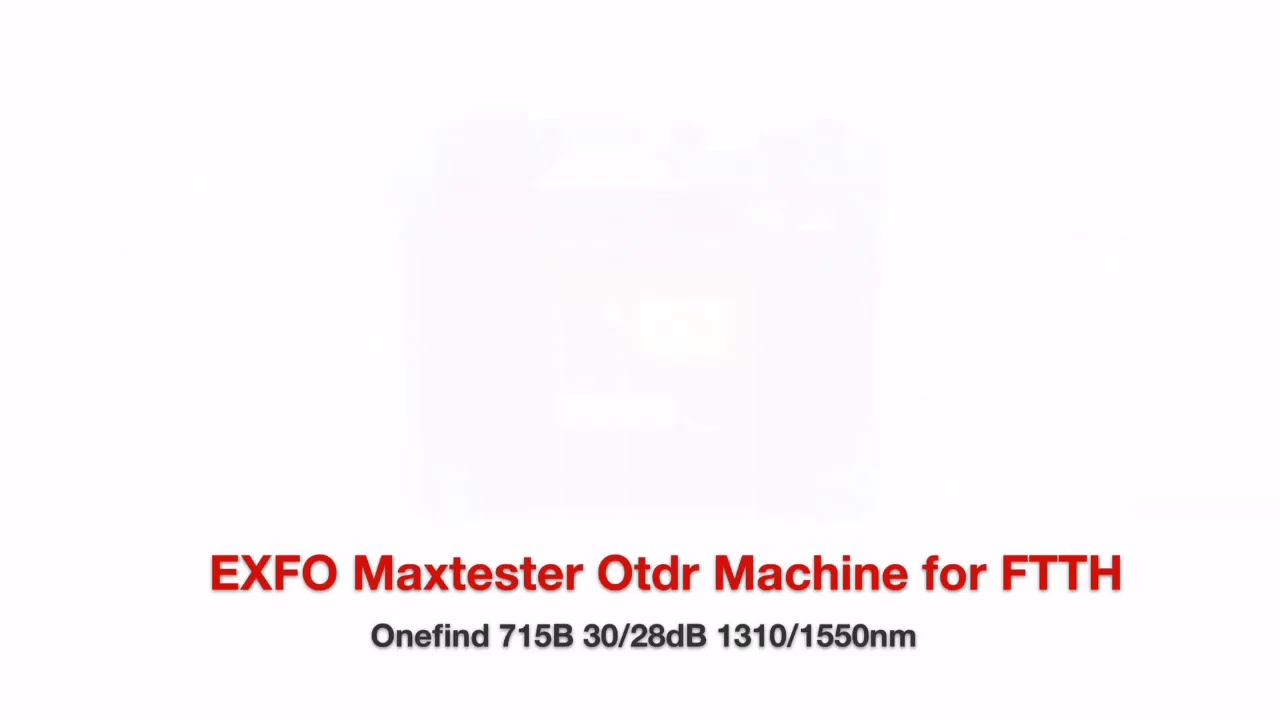 EXFO Maxtester 715B 30/28dB 1310/1550nm Otdr Machine for FTTH
