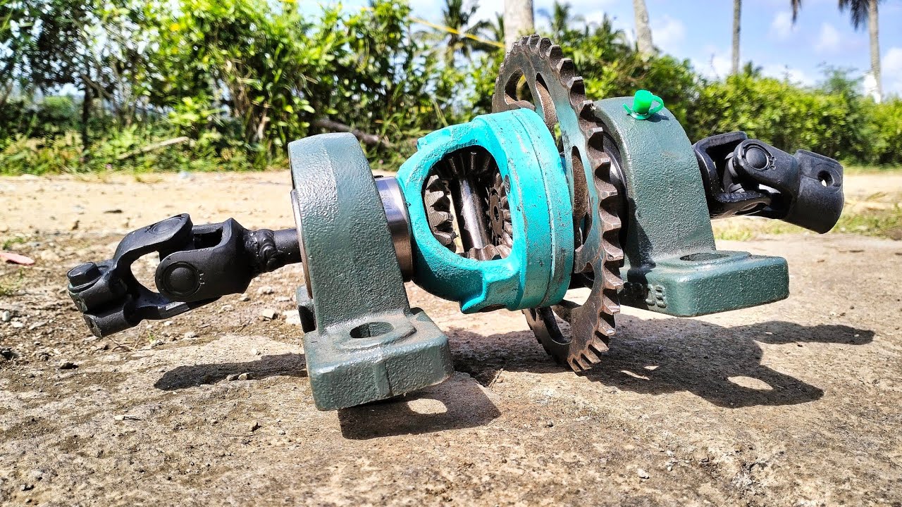 MAKING CHAIN DRIVE DIFFERENTIAL
