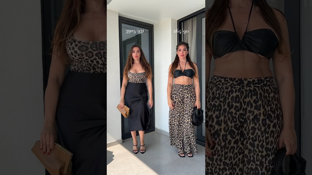 Zara New In Leopard print 🤩 Too Vs Pants 🤩😘 #shorts