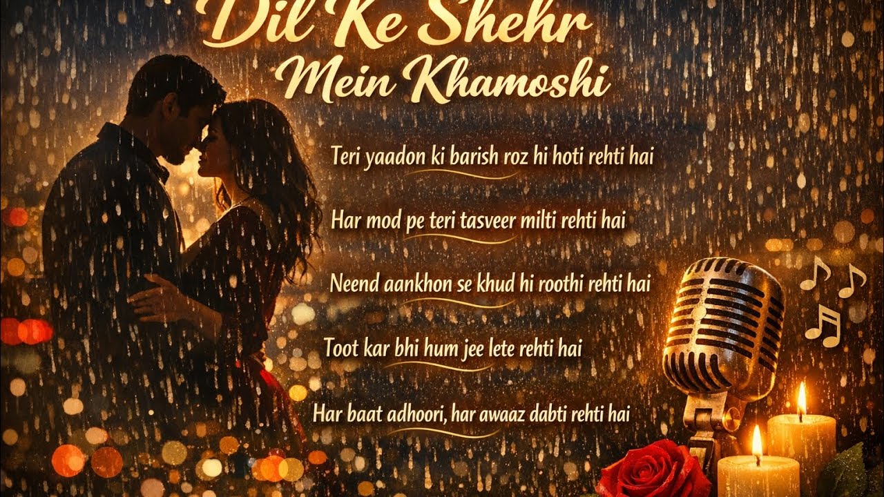   💔 Dil Ke Shehr Mein Sannata✨ Khamosh Dil, Ujra Shehr🖤 Dil Ka Shehr Aur Be-Awaaz Dard🌙     