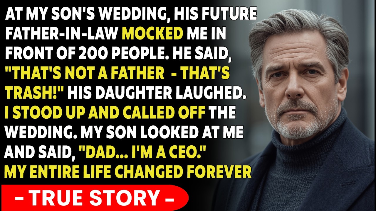 My In-Laws Mocked My Dad at My Wedding &mdash; They Never Expected the &ldquo;Poor Old Man&rdquo; Was a Billionaire.