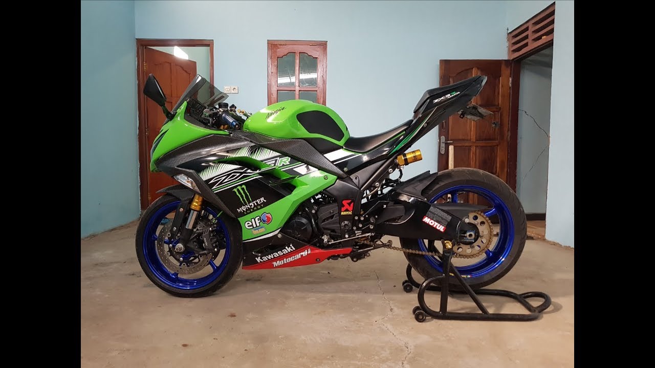 Manasin si Baby ZX636 !!! Ninja 250 Fi full Modification pakai part Limbah Moge