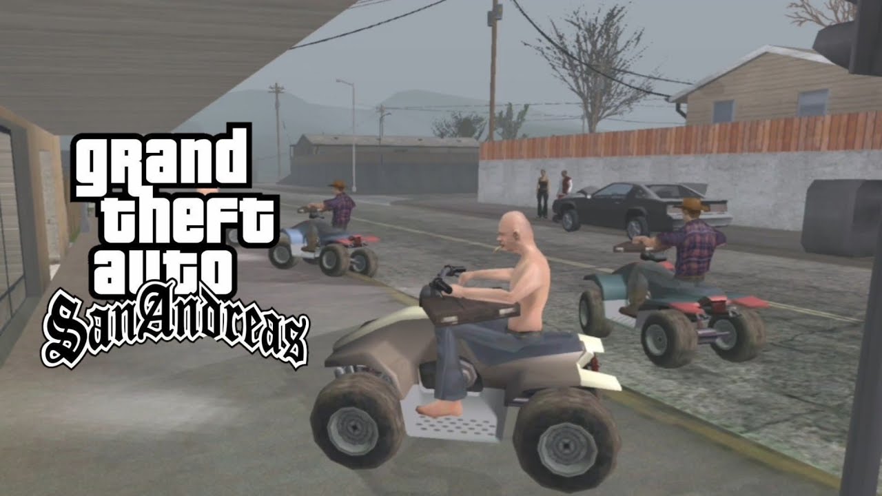 ASMR 🌸 Persiguiendo a unos Cocolisos en Cuatrimoto • GTA San Andreas