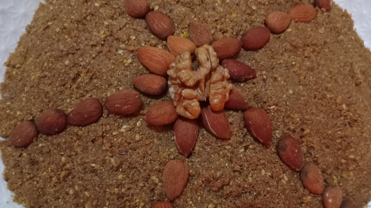 سفوف مغربي صحي بمكونات تقوي الجسم وتعطيه طاقة 